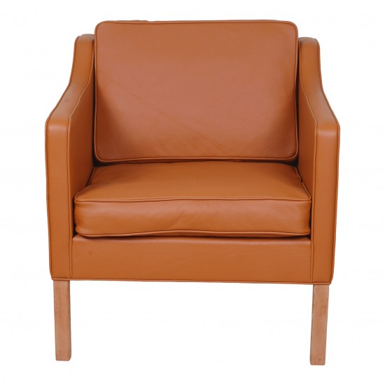 Børge Mogensen 2321 lænestol i cognac læder - CPH-Classic